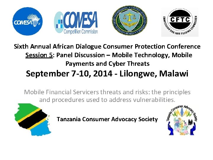 Sixth Annual African Dialogue Consumer Protection Conference Session 5: Panel Discussion – Mobile Technology,