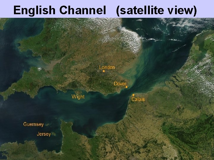 English Channel (satellite view) 