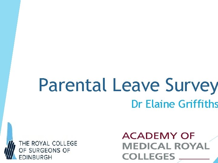 Parental Leave Survey Dr Elaine Griffiths 