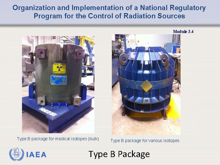 Organization and Implementation of a National Regulatory Program for the Control of Radiation Sources
