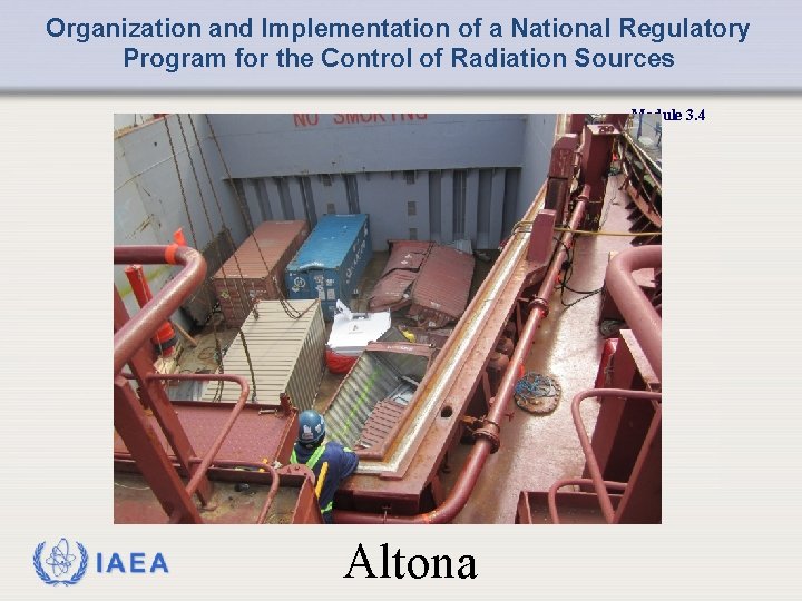Organization and Implementation of a National Regulatory Program for the Control of Radiation Sources