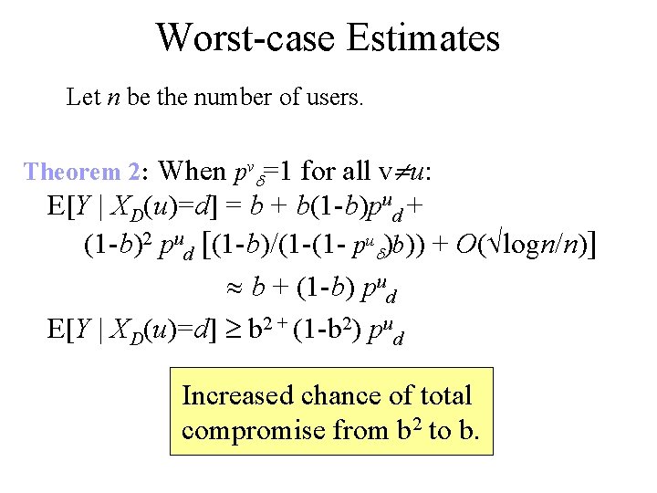 A Probabilistic Analysis Of Onion Routing In A