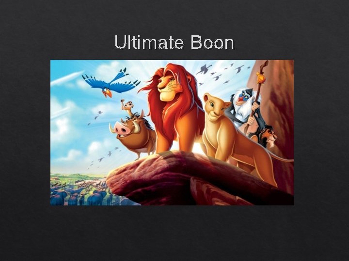Ultimate Boon Ultimate Boon