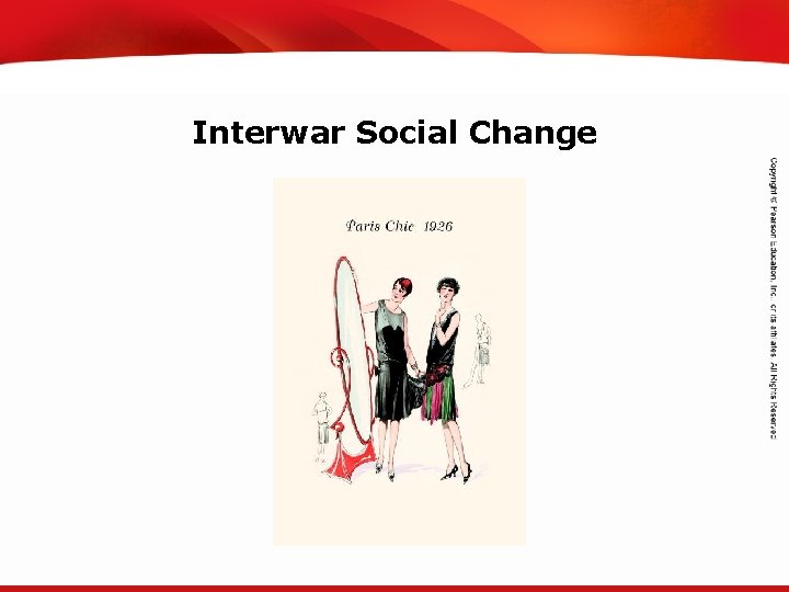 TEKS 8 C: Calculate percent composition and empirical and molecular formulas. Interwar Social Change