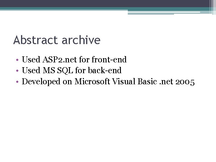 microsoft money 2005 how to archive