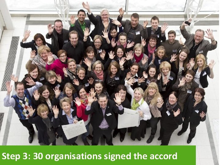 Step 30 organisations signed the accord ICCA 3: Scandinavian Chapter: Twitter: #ICCASCAN 