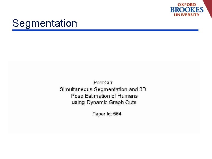 Segmentation 