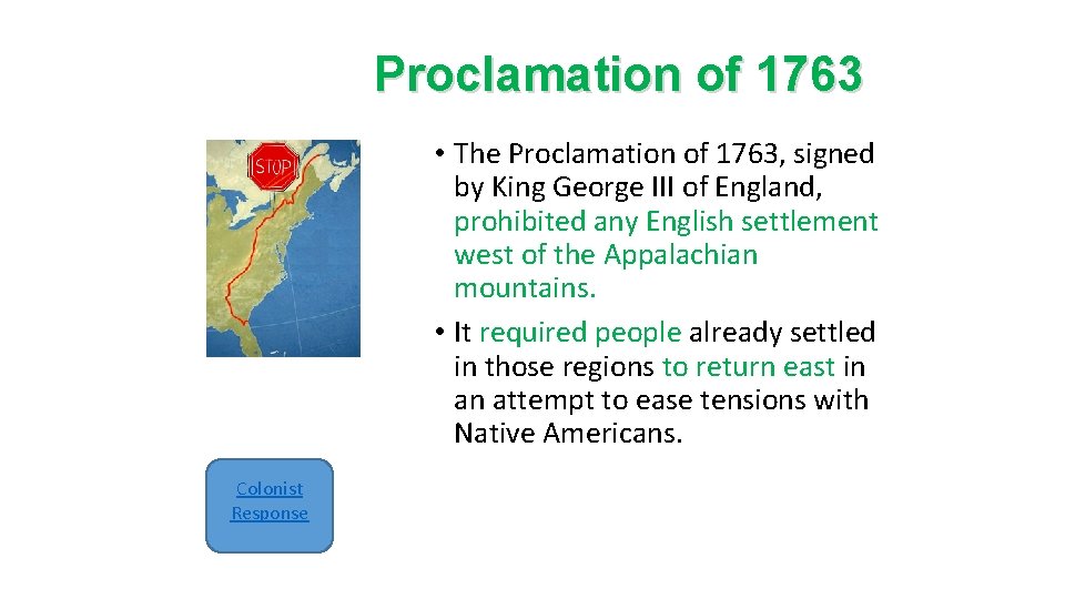 Proclamation of 1763 • The Proclamation of 1763, signed by King George III of