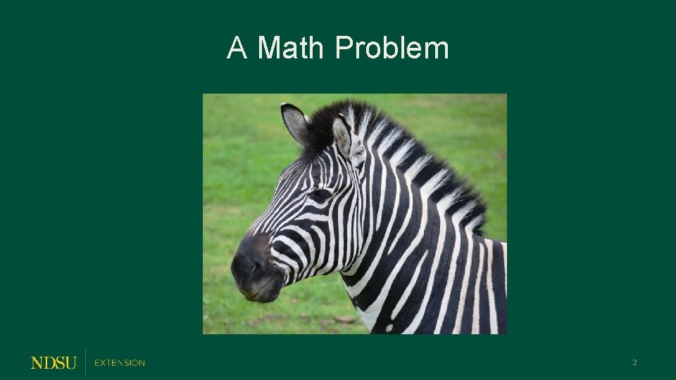 A Math Problem 2 