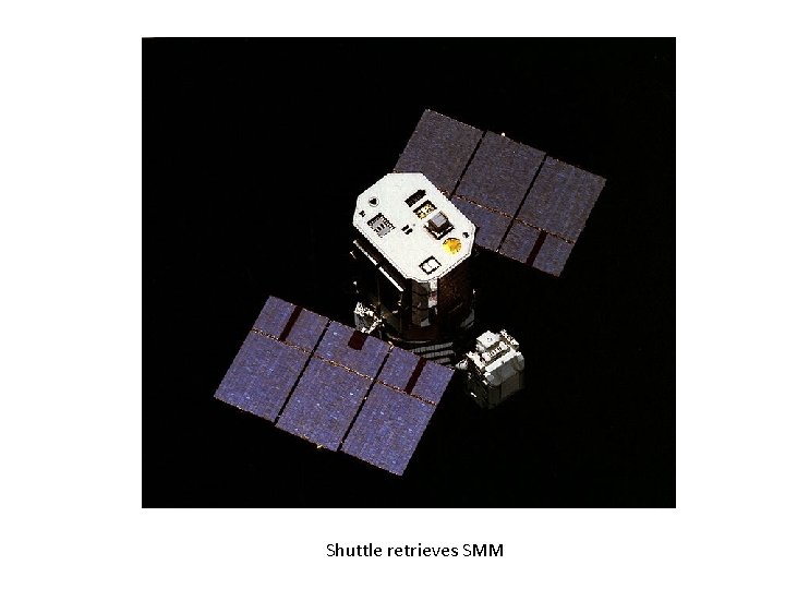 Shuttle retrieves SMM 