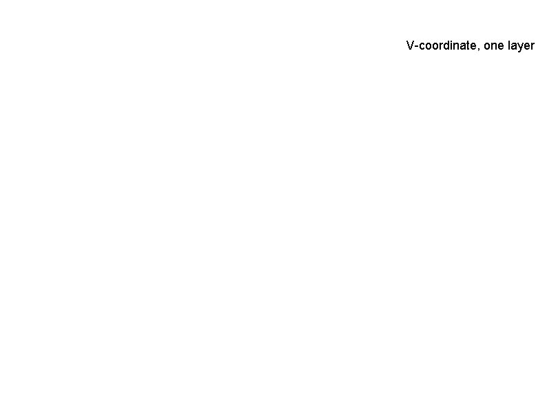 V-coordinate, one layer 