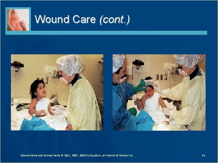 Wound Care (cont. ) Elsevier items and derived items © 2011, 2007, 2006 by