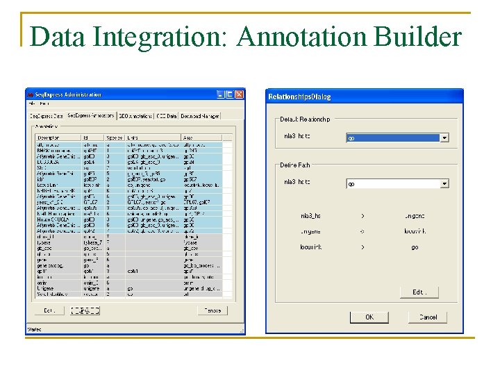 Data Integration: Annotation Builder 