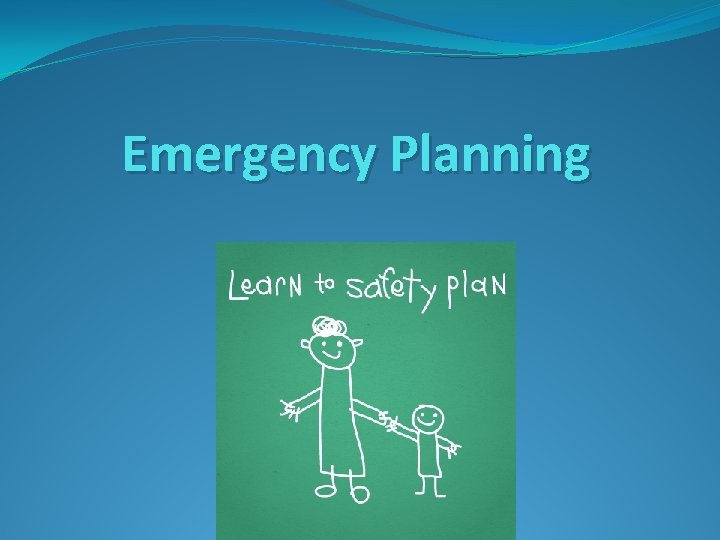 Emergency Planning 