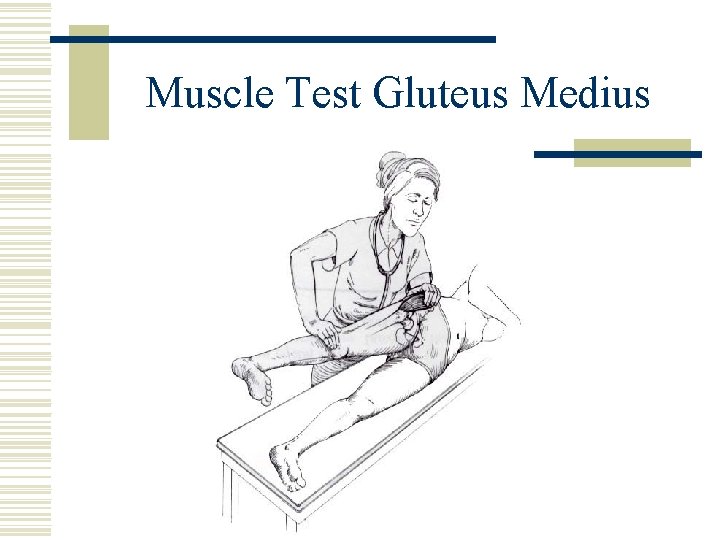 Muscle Test Gluteus Medius 