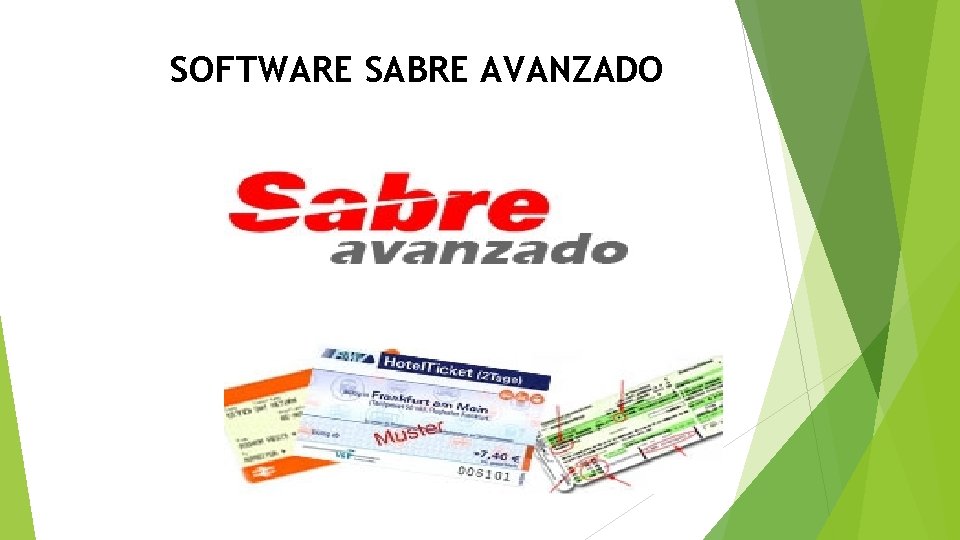 SOFTWARE SABRE AVANZADO 
