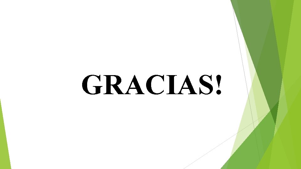 GRACIAS! 
