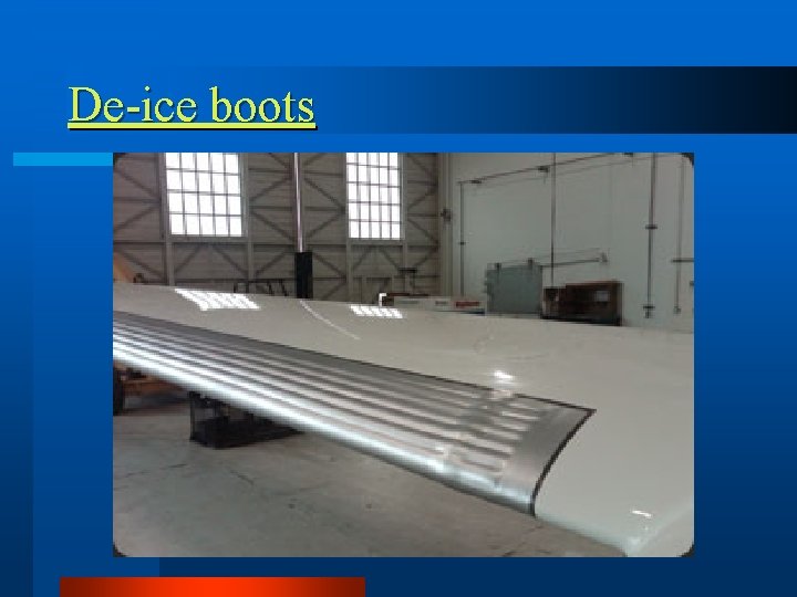 De-ice boots 