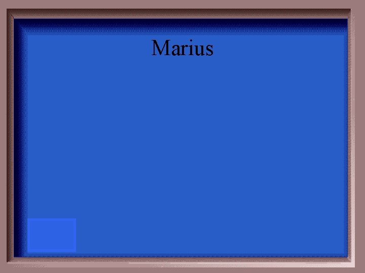 Marius 