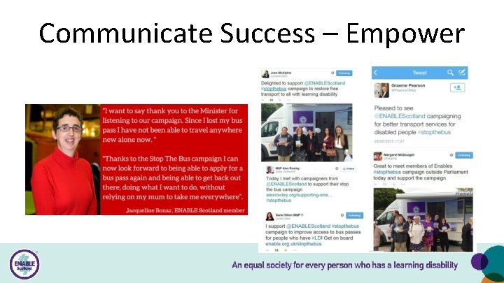 Communicate Success – Empower 