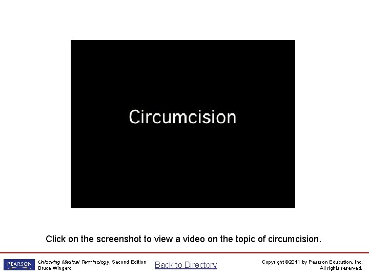 Circumcision Video Click on the screenshot to view a video on the topic of