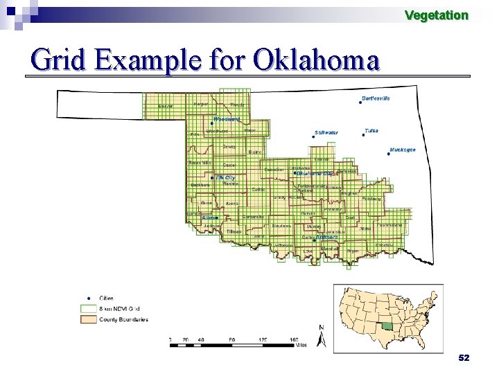 Vegetation Grid Example for Oklahoma 52 