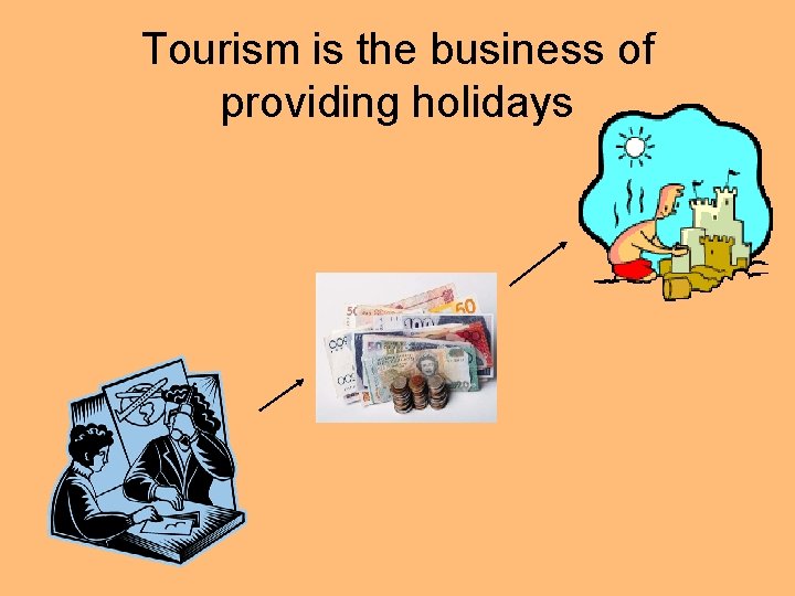 Tourism is the business of providing holidays 