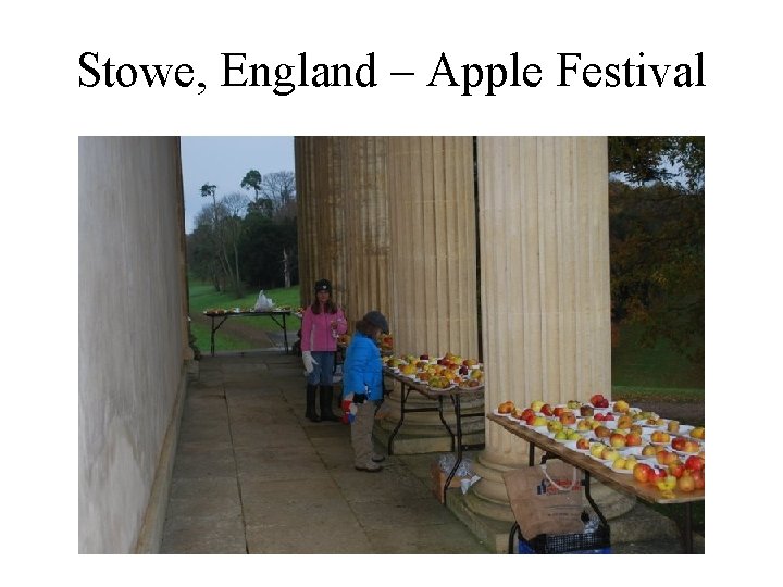Stowe, England – Apple Festival 