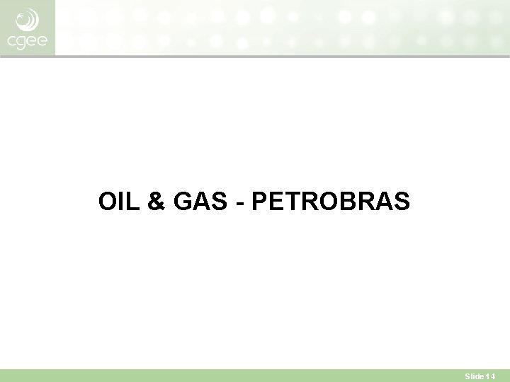 OIL & GAS - PETROBRAS Slide 14 