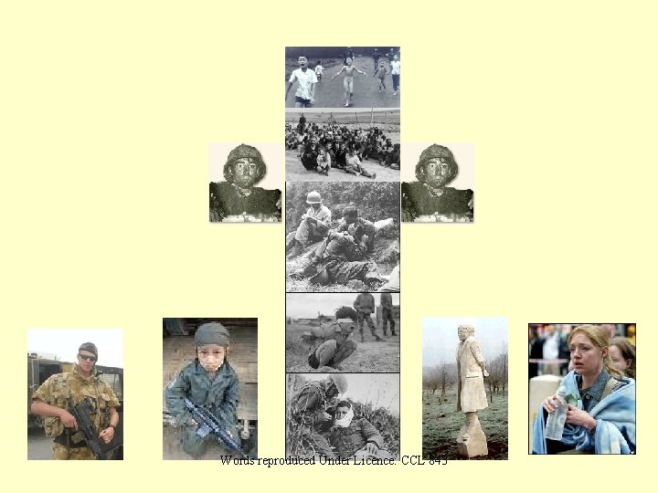 Words reproduced Under Licence: CCL 843 