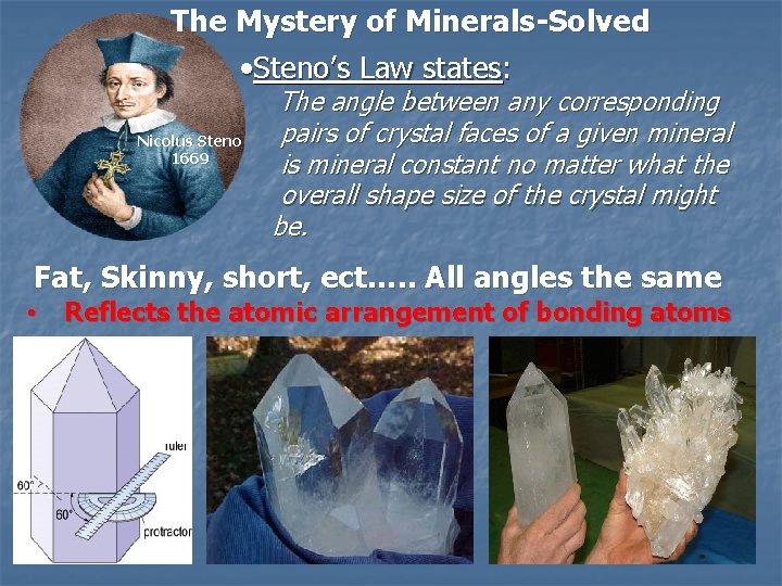Sterno Rocks Minerals Building Blocks of Rocks What makes minerals