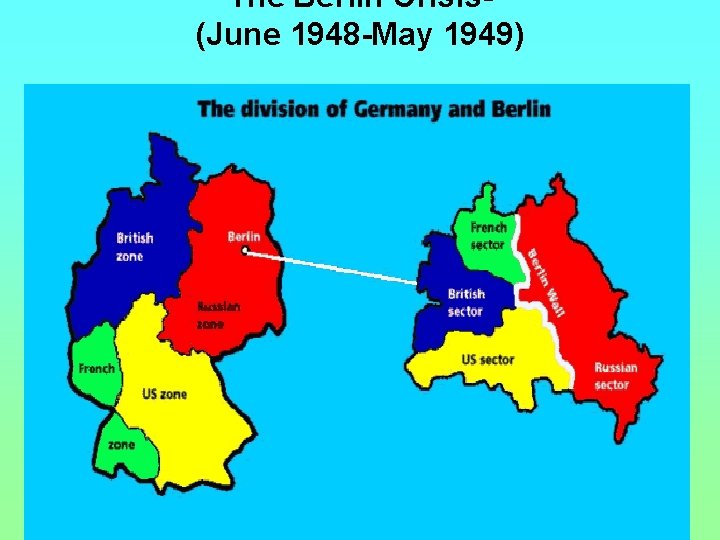 The Berlin Crisis(June 1948 -May 1949) • 