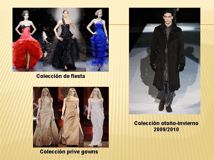 Colección de fiesta Colección otoño-invierno 2009/2010 Colección prive gowns 
