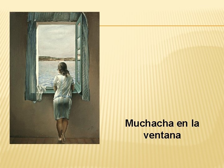Muchacha en la ventana 
