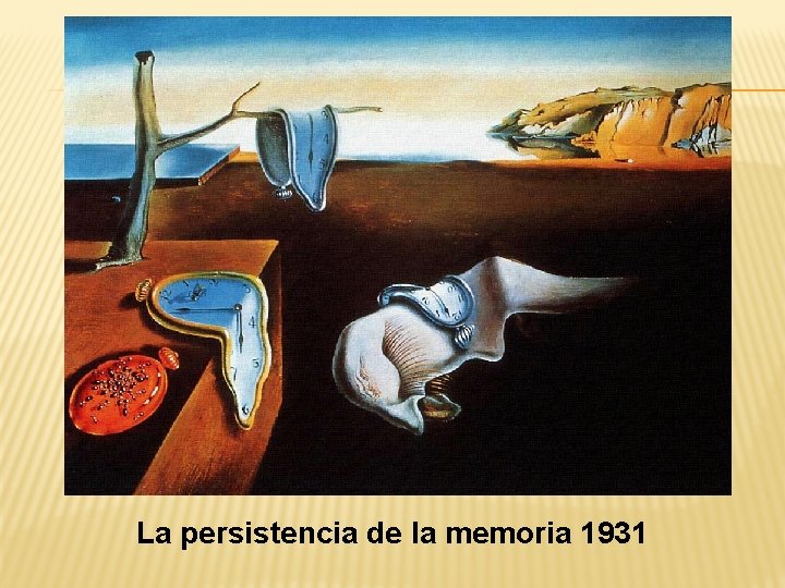 La persistencia de la memoria 1931 