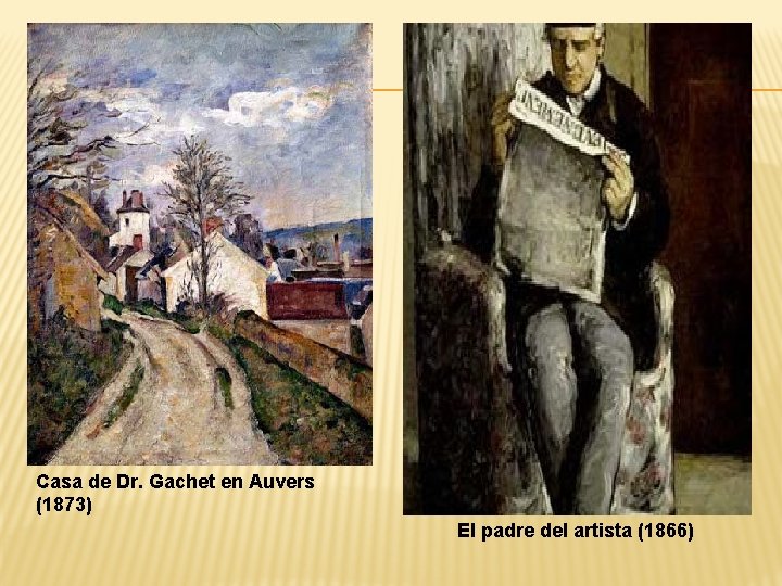 Casa de Dr. Gachet en Auvers (1873) El padre del artista (1866) 