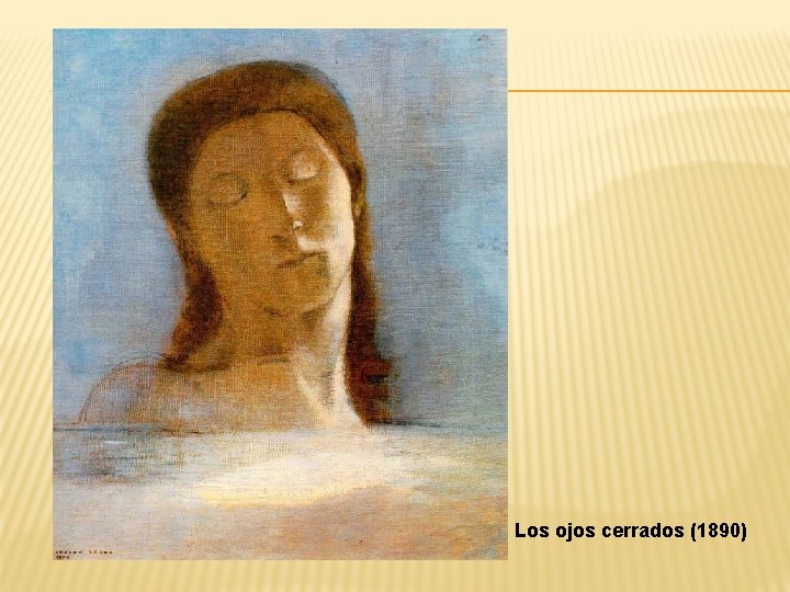 Los ojos cerrados (1890) 