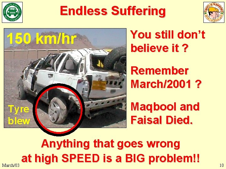 Endless Suffering People Are Dying On Our Roads