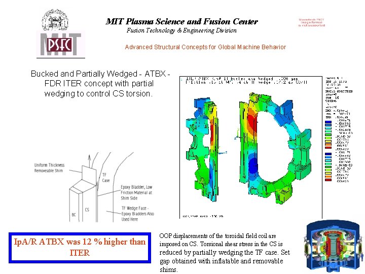 MIT Plasma Science and Fusion Center Fusion Technology & Engineering Division Advanced Structural Concepts