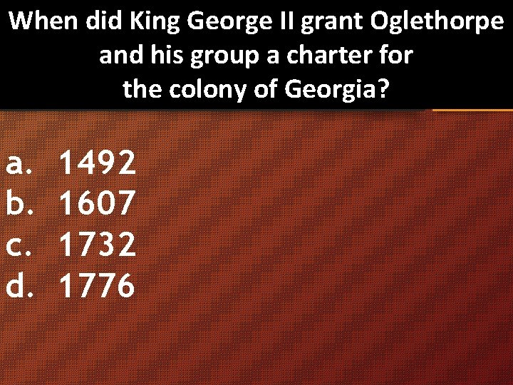 When did King George II grant Oglethorpe and his group a charter for the