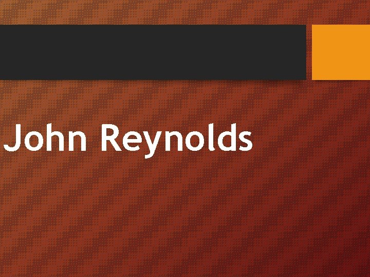 John Reynolds 