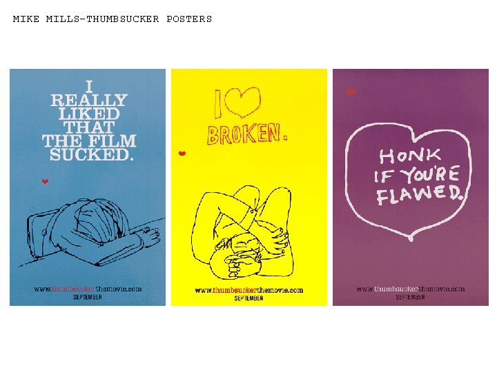 MIKE MILLS-THUMBSUCKER POSTERS 