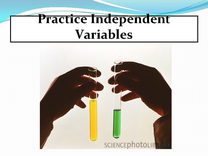 Practice Independent Variables 