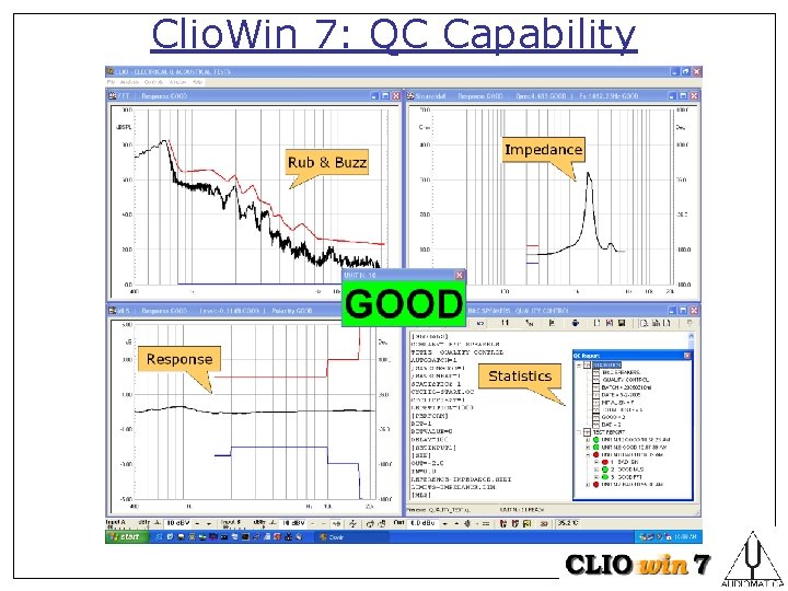 Clio. Win 7: QC Capability 