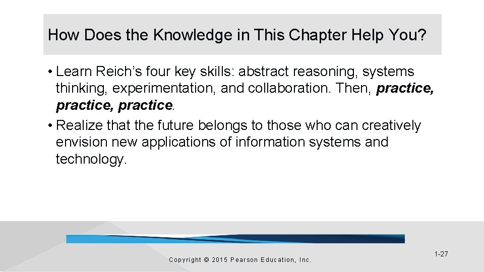 How Does the Knowledge in This Chapter Help You? • Learn Reich’s four key How Does the Knowledge in This Chapter Help You? • Learn Reich’s four key