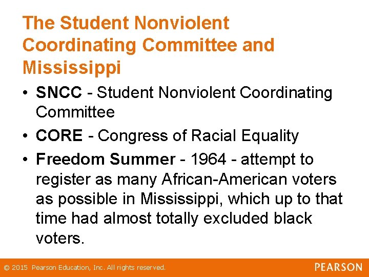 The Student Nonviolent Coordinating Committee and Mississippi • SNCC - Student Nonviolent Coordinating Committee The Student Nonviolent Coordinating Committee and Mississippi • SNCC - Student Nonviolent Coordinating Committee