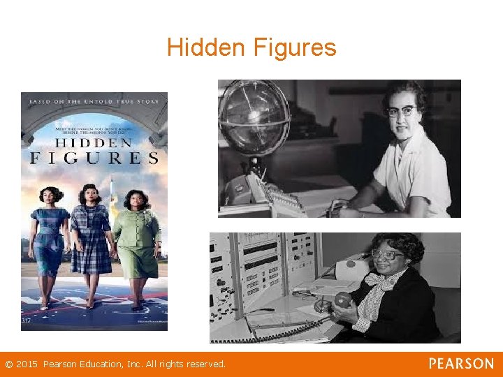 Hidden Figures © 2015 Pearson Education, Inc. All rights reserved. Hidden Figures © 2015 Pearson Education, Inc. All rights reserved.