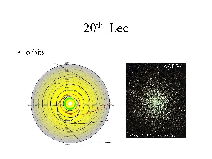 th 20 • orbits Lec 