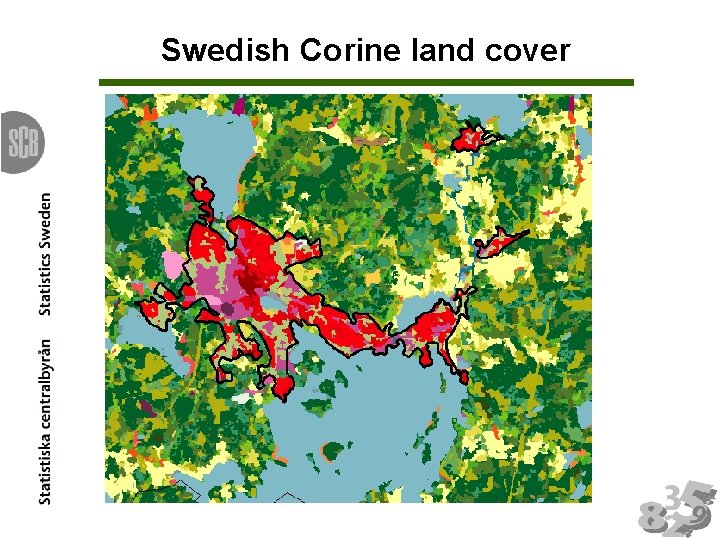 Swedish Corine land cover 