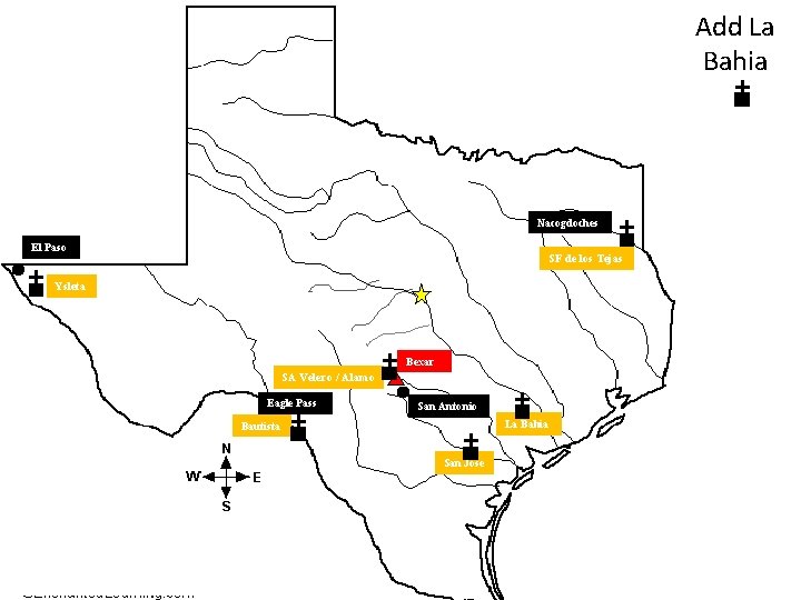 Add La Bahia Nacogdoches El Paso SF de los Tejas Ysleta Bexar SA Velero Add La Bahia Nacogdoches El Paso SF de los Tejas Ysleta Bexar SA Velero